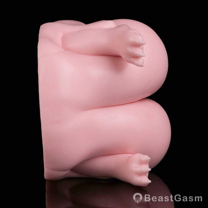 🧸 Chubby Bear-Girl Sex Doll Torso – Dual-Channel Silicone Toy - BeastGasm