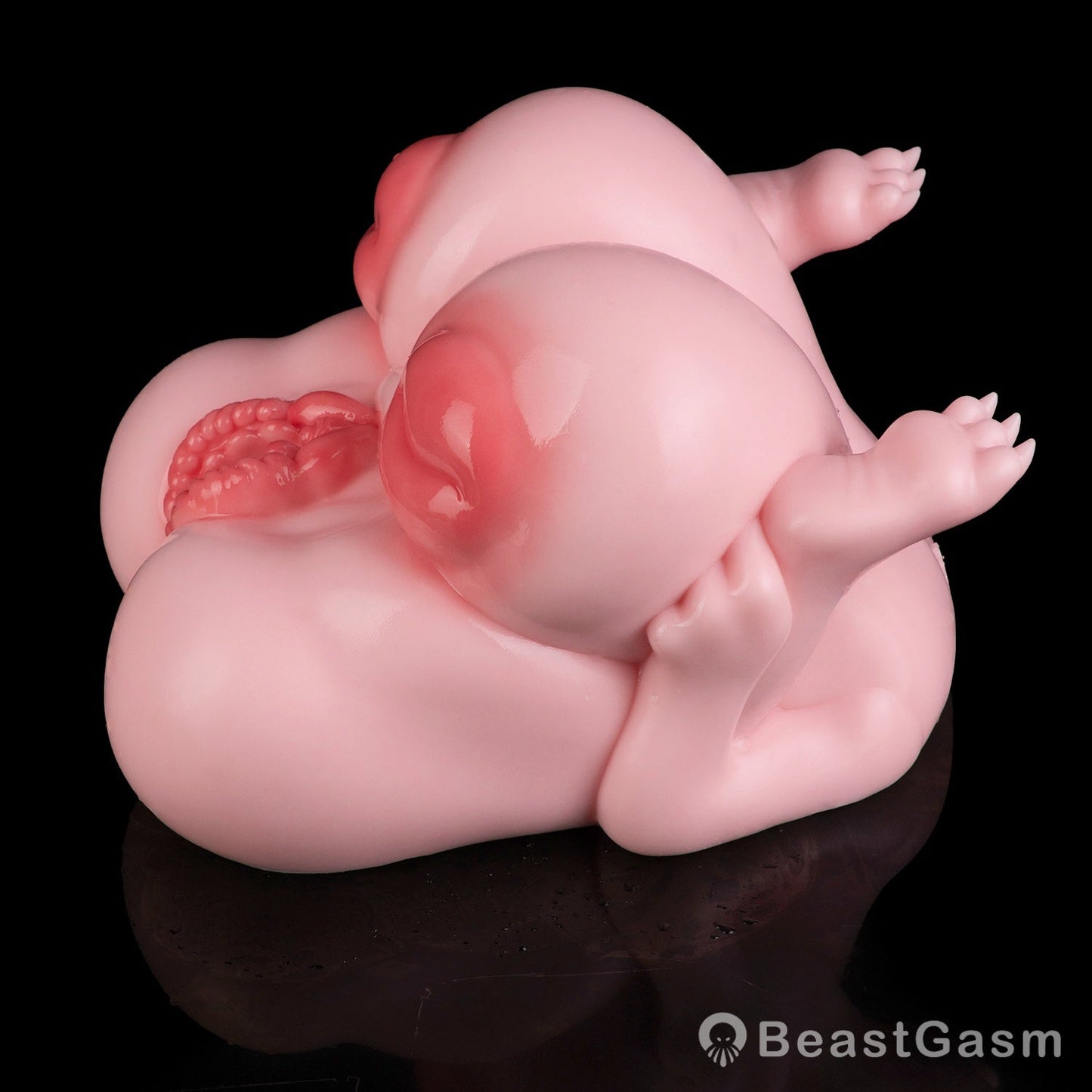 🧸 Chubby Bear-Girl Sex Doll Torso – Dual-Channel Silicone Toy - BeastGasm