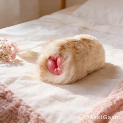 🐰 Lop Rabbit Furry Pocket Pussy | Snap-Off Plush Male Masturbator