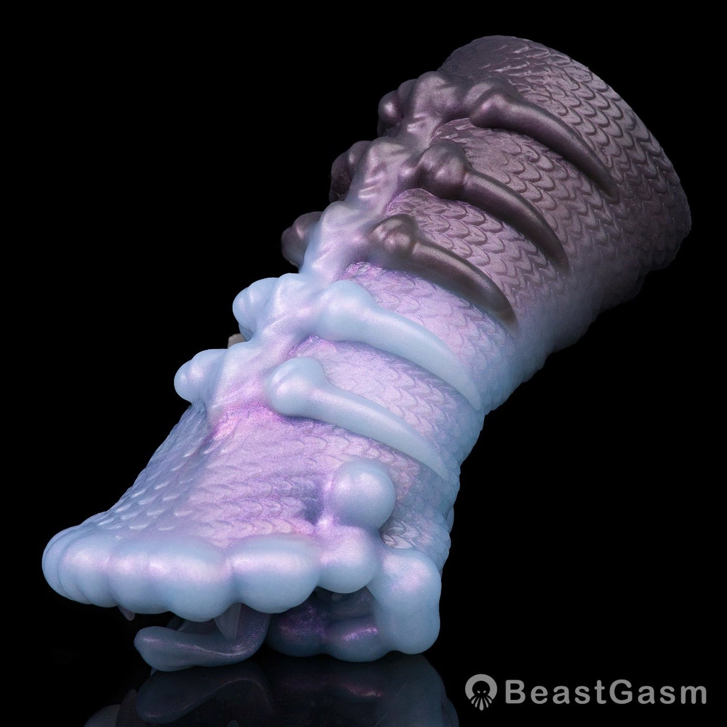 👾 Creature Maw Pocket Pussy – Fanged Beast Fantasy Silicone Stroker - BeastGasm