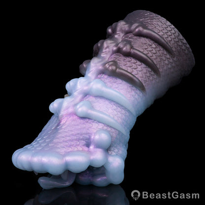 👾 Creature Maw Pocket Pussy – Fanged Beast Fantasy Silicone Stroker - BeastGasm