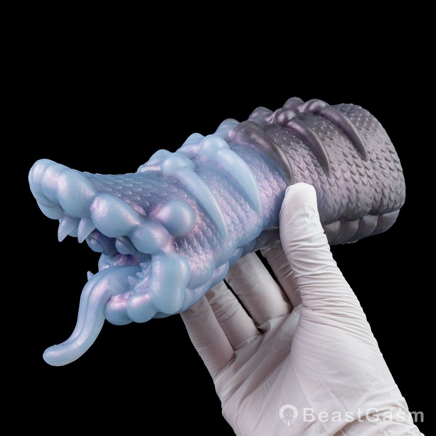 👾 Creature Maw Pocket Pussy – Fanged Beast Fantasy Silicone Stroker - BeastGasm