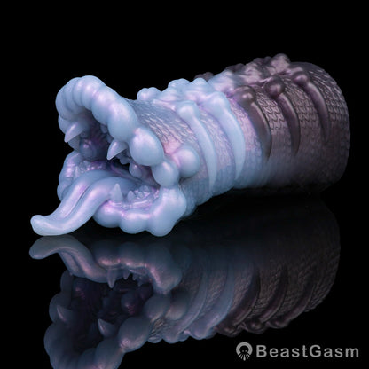 👾 Creature Maw Pocket Pussy – Fanged Beast Fantasy Silicone Stroker - BeastGasm
