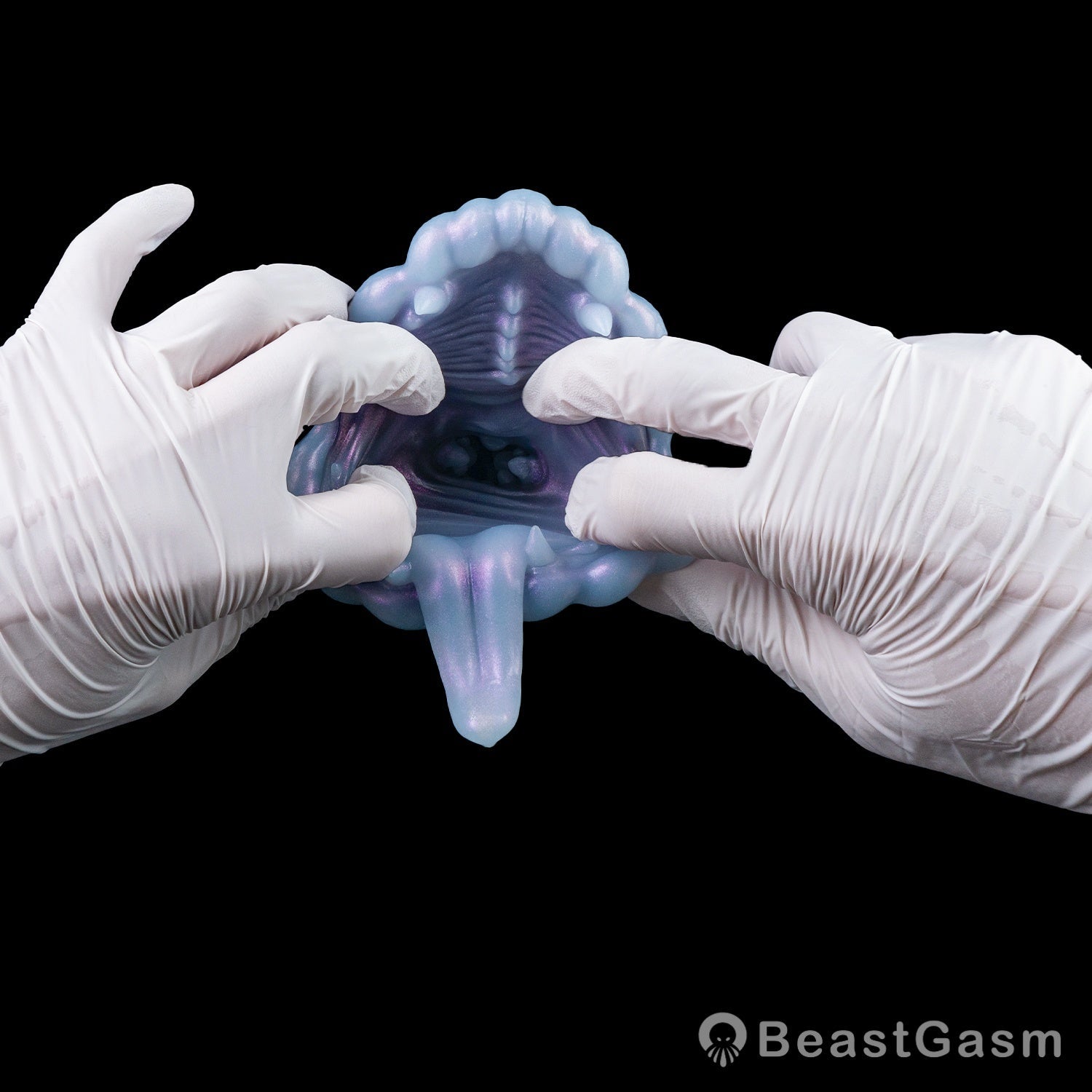 👾 Creature Maw Pocket Pussy – Fanged Beast Fantasy Silicone Stroker - BeastGasm