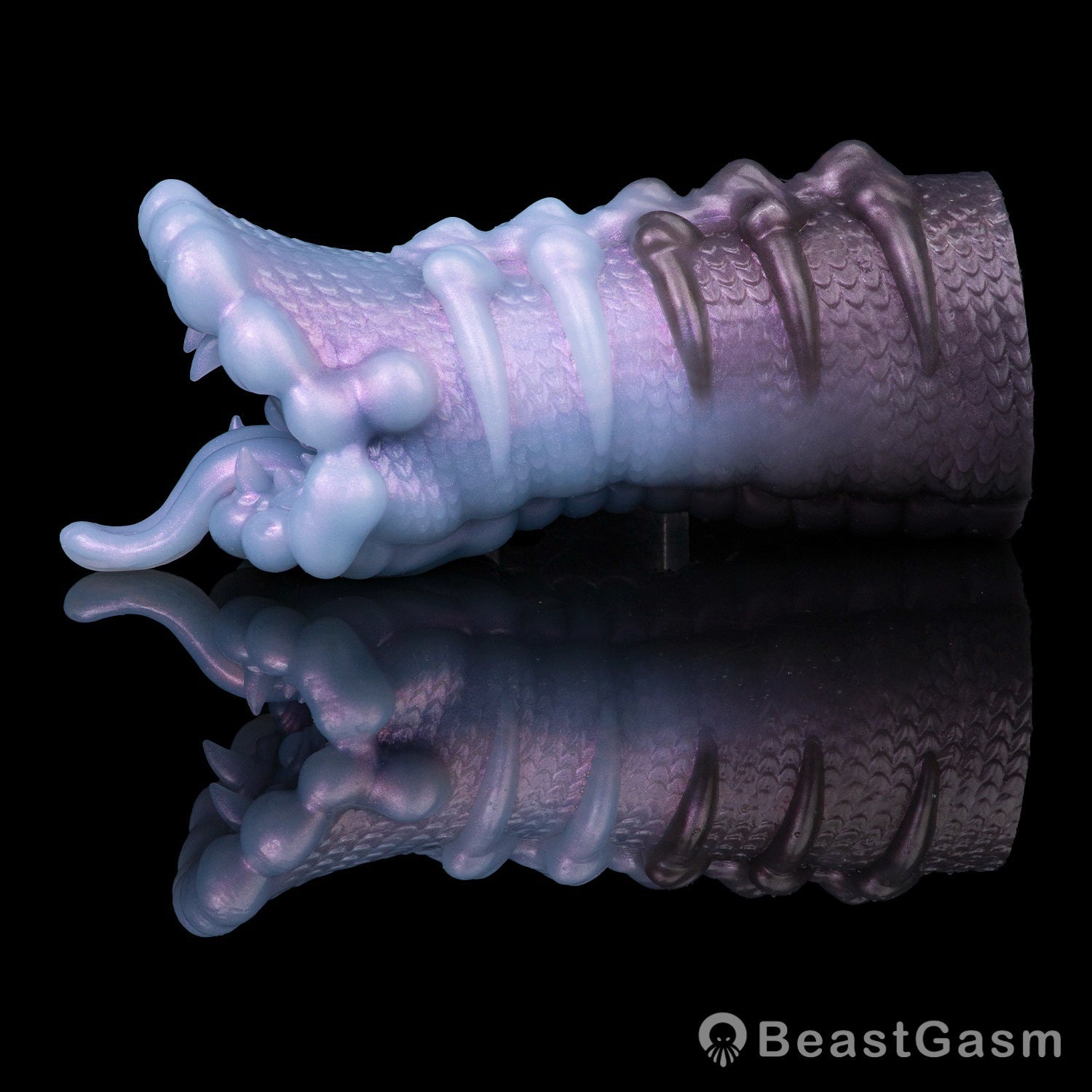 👾 Creature Maw Pocket Pussy – Fanged Beast Fantasy Silicone Stroker - BeastGasm