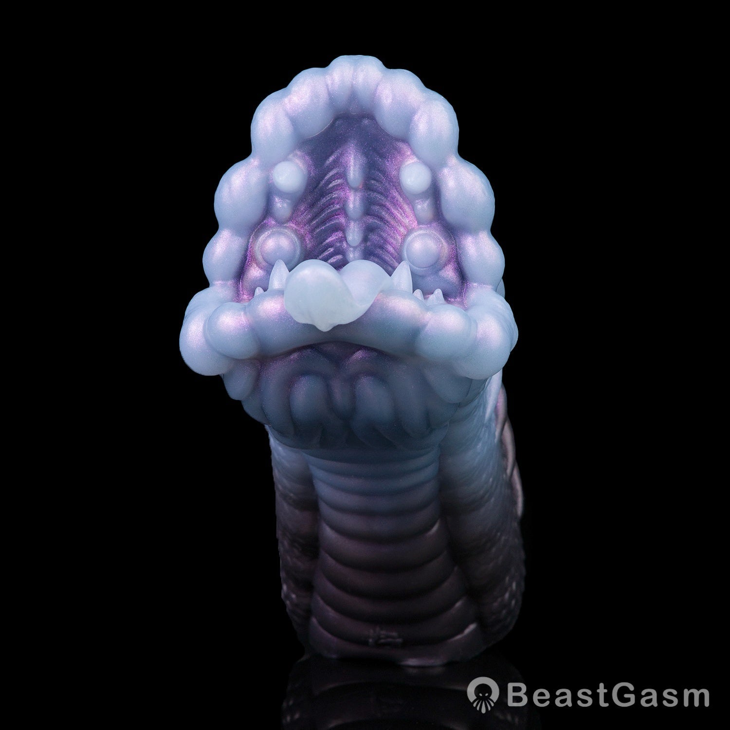 👾 Creature Maw Pocket Pussy – Fanged Beast Fantasy Silicone Stroker - BeastGasm