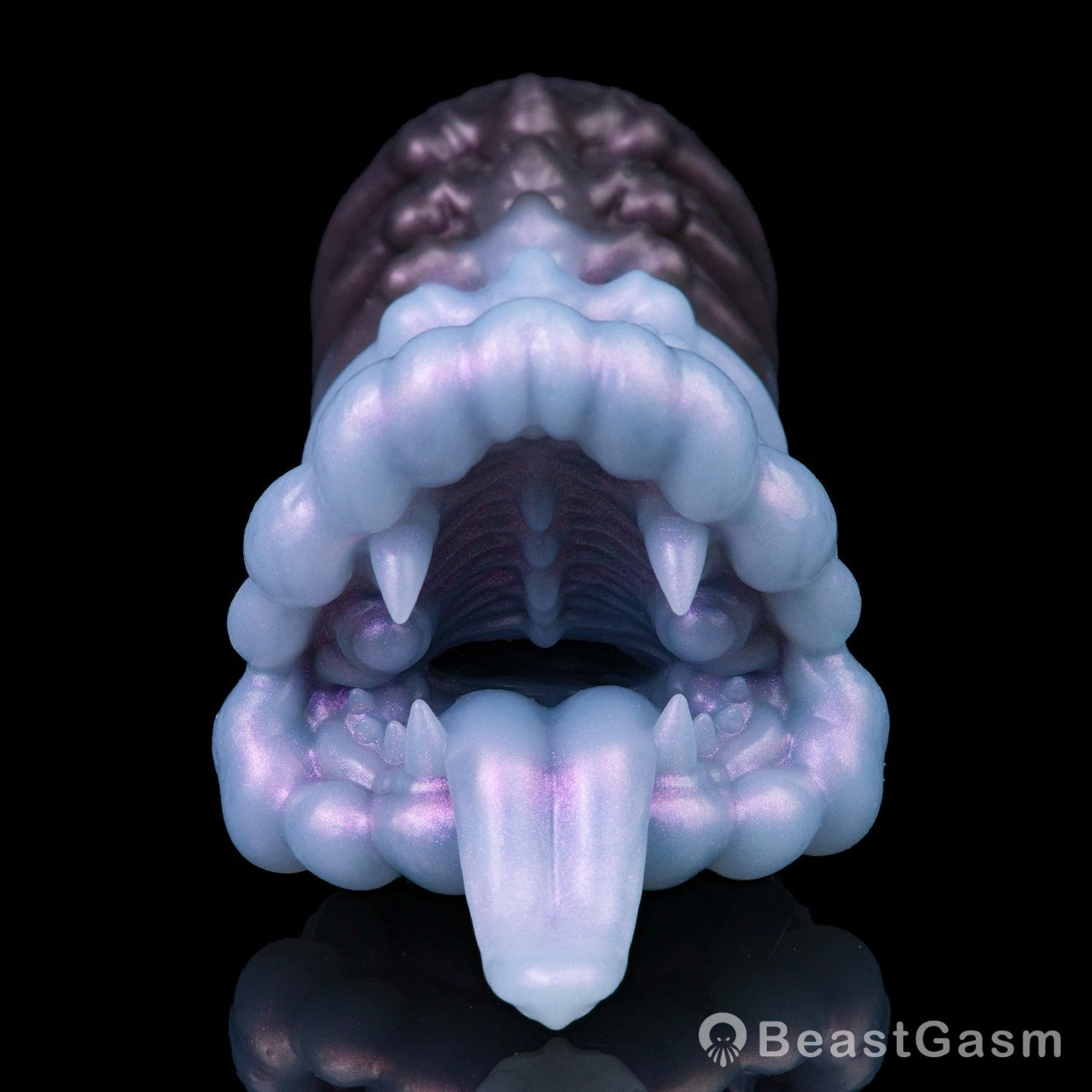 👾 Creature Maw Pocket Pussy – Fanged Beast Fantasy Silicone Stroker - BeastGasm