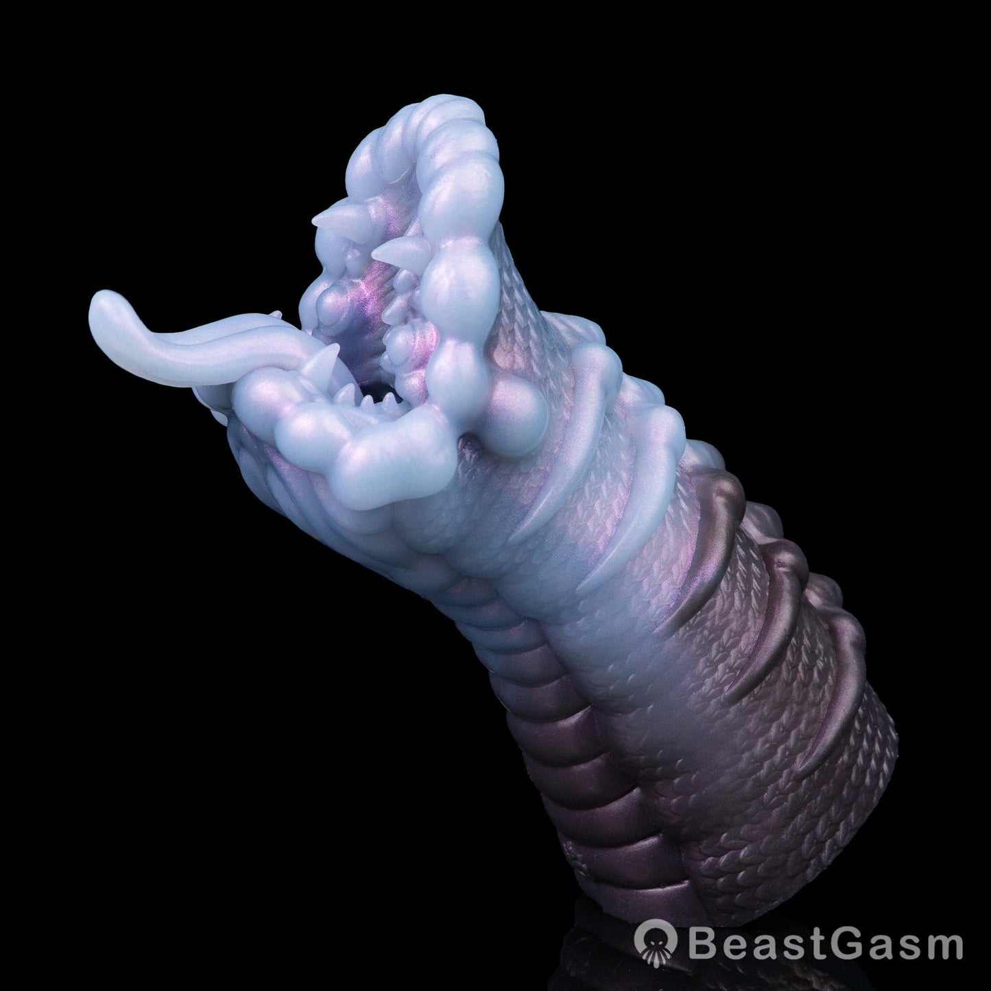 👾 Creature Maw Pocket Pussy – Fanged Beast Fantasy Silicone Stroker - BeastGasm