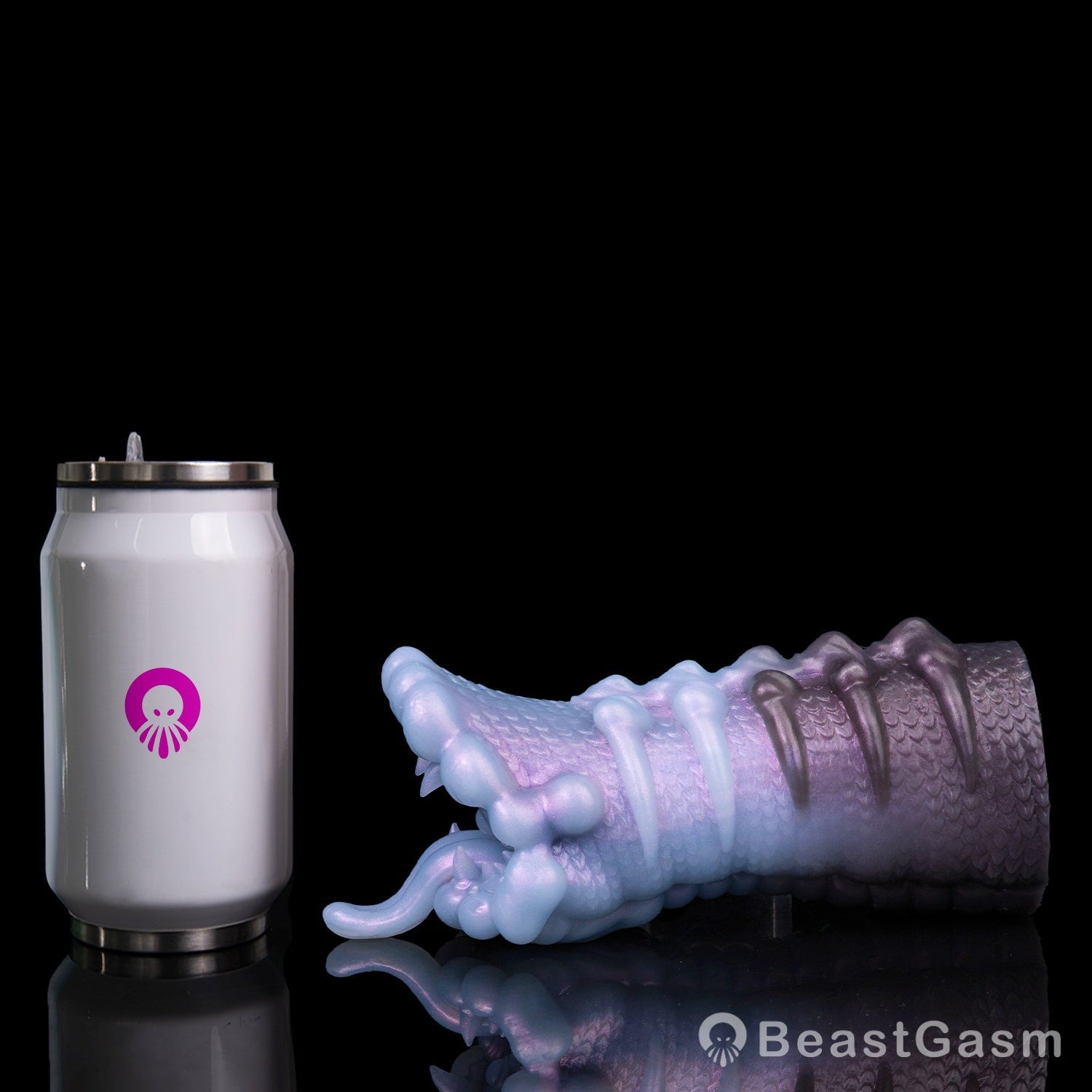 👾 Creature Maw Pocket Pussy – Fanged Beast Fantasy Silicone Stroker - BeastGasm