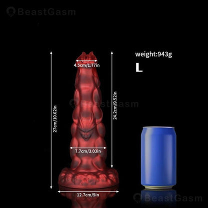 Crimson Knot Dildo – Sphinx - Inspired Fantasy Pleasure - BeastGasm