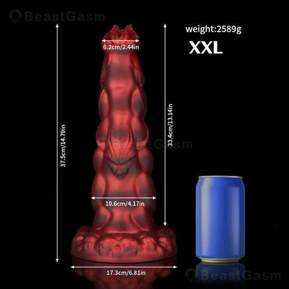 Crimson Knot Dildo – Sphinx - Inspired Fantasy Pleasure - BeastGasm