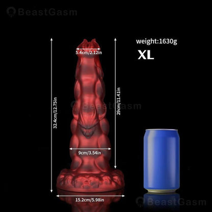 Crimson Knot Dildo – Sphinx - Inspired Fantasy Pleasure - BeastGasm