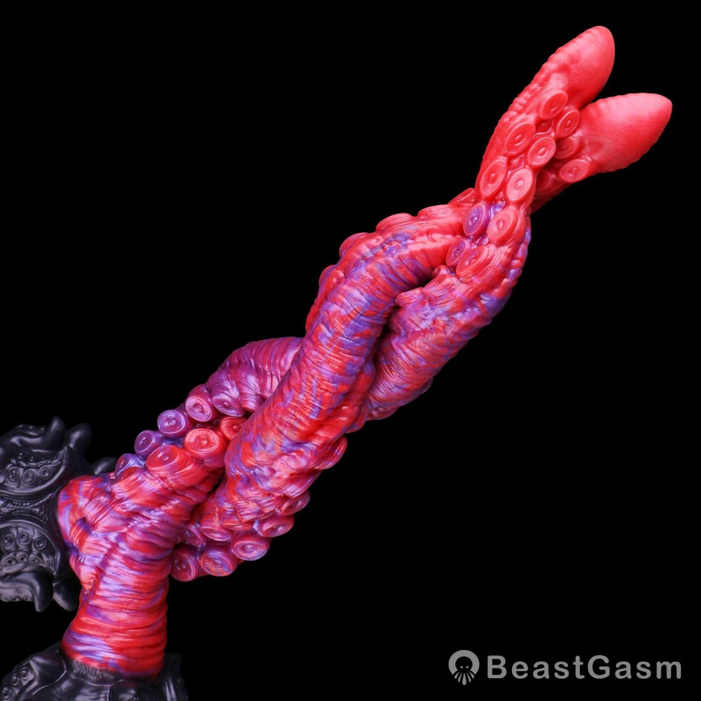 🐙 Crimson Kraken Extra-Long Tentacle Dildo — Deep Pulse - BeastGasm