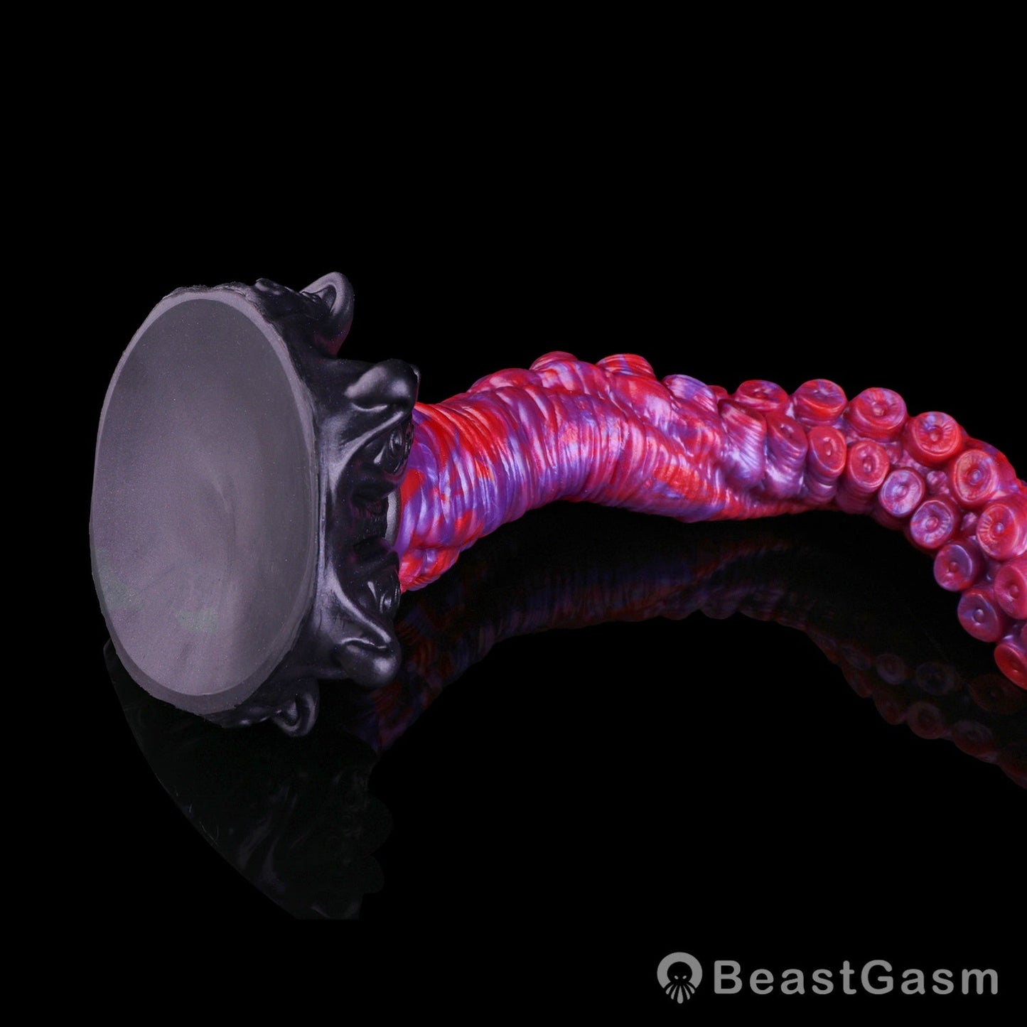 🐙 Crimson Kraken Extra-Long Tentacle Dildo — Deep Pulse - BeastGasm