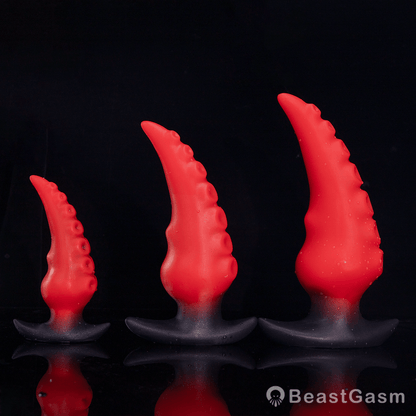 🐙 Crimson Kraken Tentacle Anal Plug | Kraken Pleasure - BeastGasm