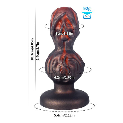 Crimson Skull Anal Plug – Gothic Design & Suction | Talon Series - BeastGasm
