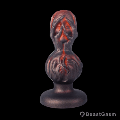 Crimson Skull Anal Plug – Gothic Design & Suction | Talon Series - BeastGasm