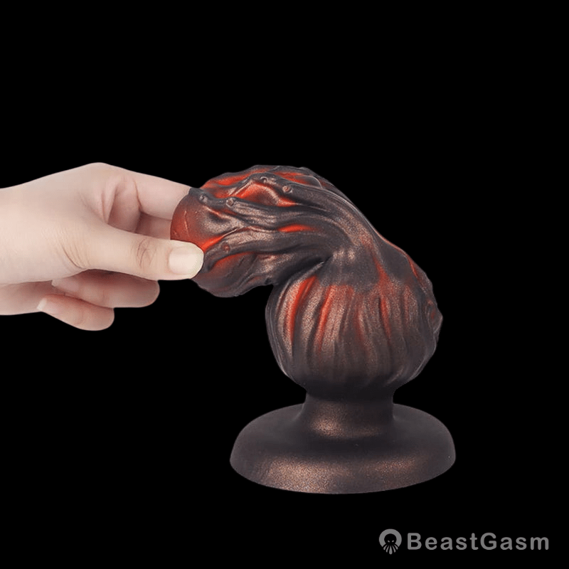 Crimson Skull Anal Plug – Gothic Design & Suction | Talon Series - BeastGasm