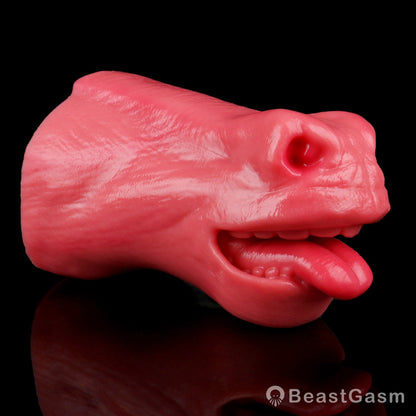 🐴 Crimson Stallion Embermane Fantasy Horse Mouth Stroker - BeastGasm