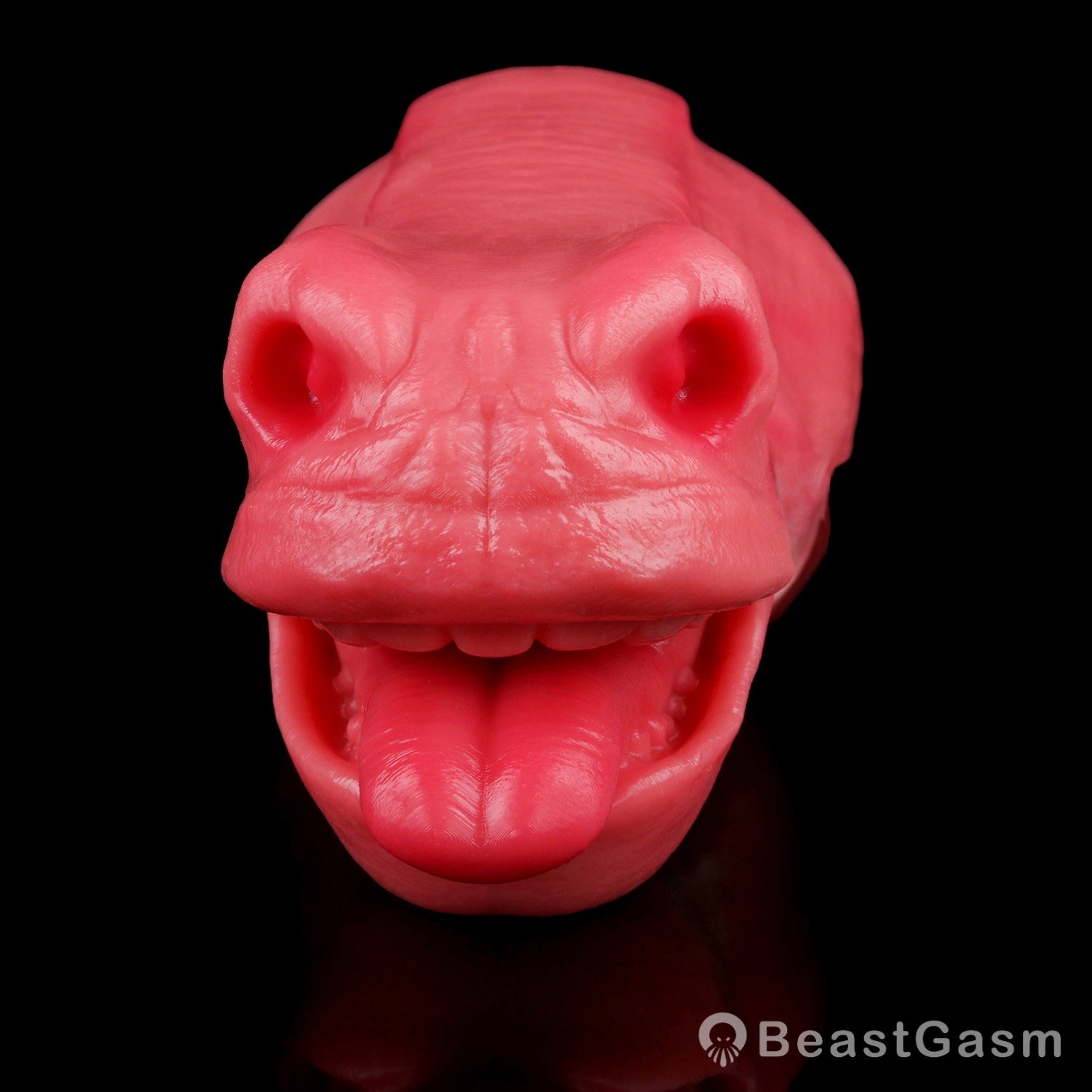🐴 Crimson Stallion Embermane Fantasy Horse Mouth Stroker - BeastGasm