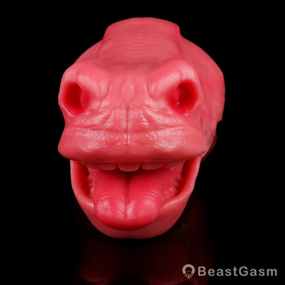 🐴 Crimson Stallion Embermane Fantasy Horse Mouth Stroker - BeastGasm