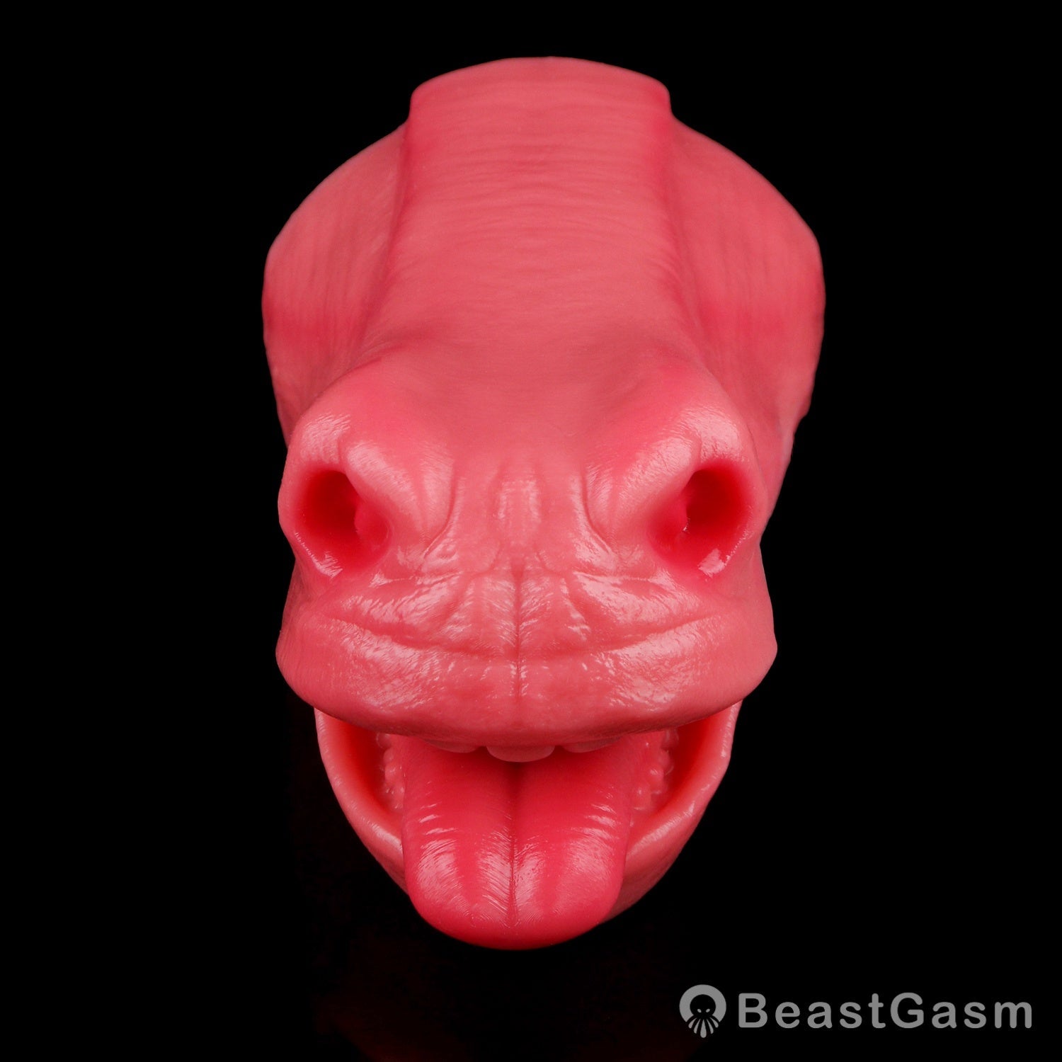🐴 Crimson Stallion Embermane Fantasy Horse Mouth Stroker - BeastGasm