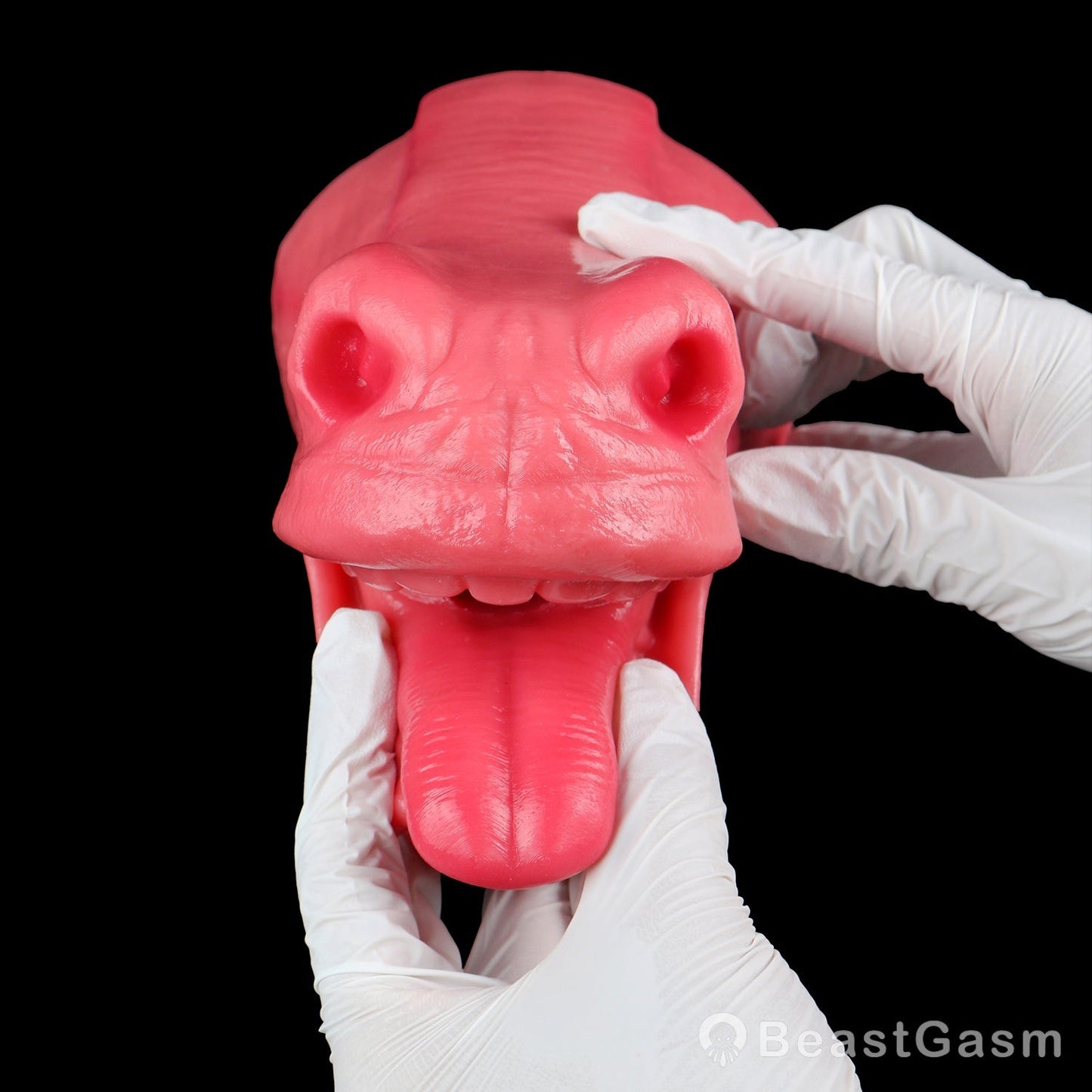 🐴 Crimson Stallion Embermane Fantasy Horse Mouth Stroker - BeastGasm