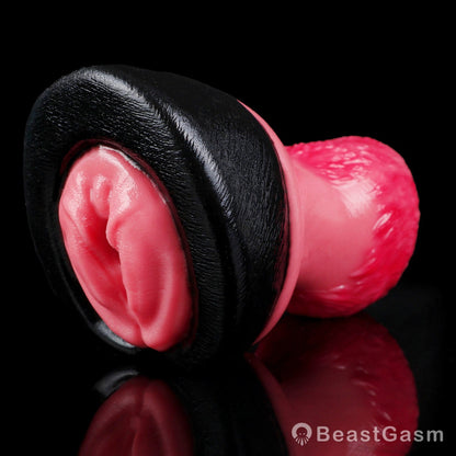 🐴 Crimson Stallion Thunderhoof Fantasy Horse Hoof Stroker - BeastGasm