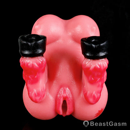 🐴 Crimson Stallion Wildtail Fantasy Horse Half-Body Stroker - BeastGasm