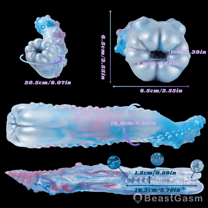 🐙💙 Cross - Species Silicone Pocket Pussy – Fantasy Immersion Edition - BeastGasm