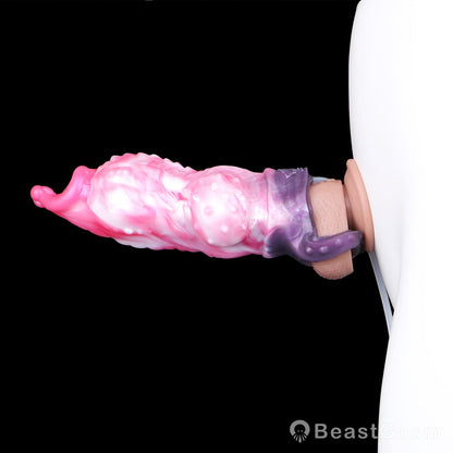 🐶 Crystal Dragon Fantasy Dragon Dog Cock Sleeve - BeastGasm