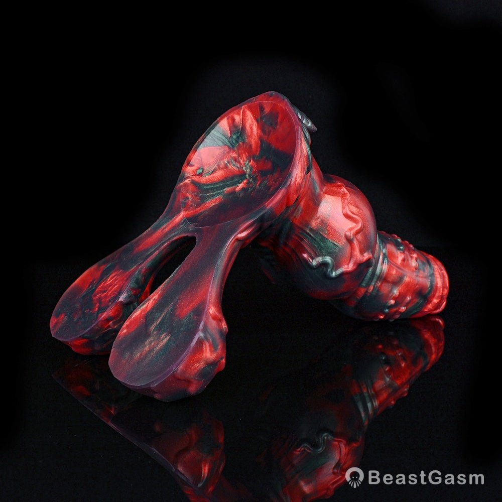 Cù - sìth Monster Dildo – Knot, Balls & Howls Await - BeastGasm