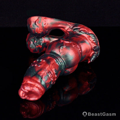 Cù - sìth Monster Dildo – Knot, Balls & Howls Await - BeastGasm