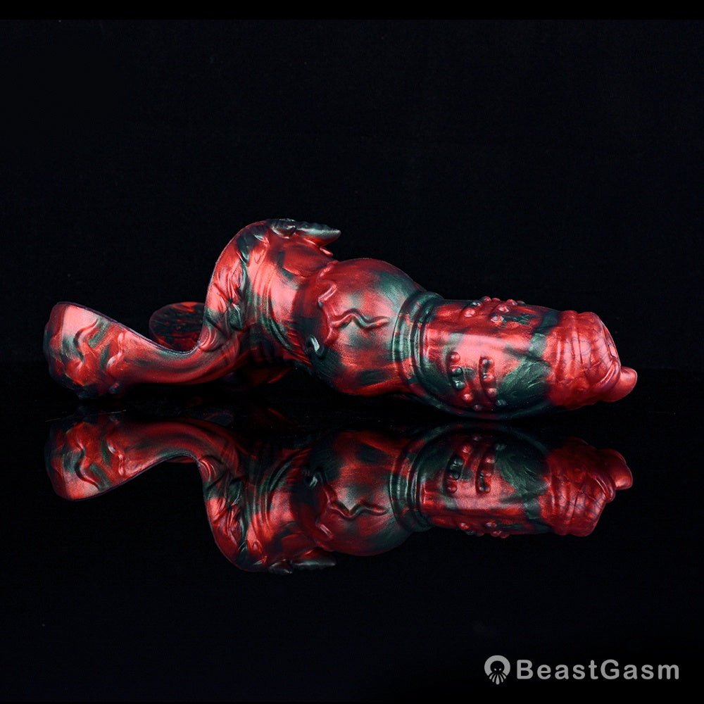 Cù - sìth Monster Dildo – Knot, Balls & Howls Await - BeastGasm