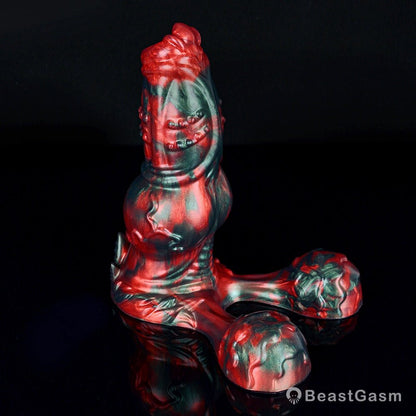 Cù - sìth Monster Dildo – Knot, Balls & Howls Await - BeastGasm