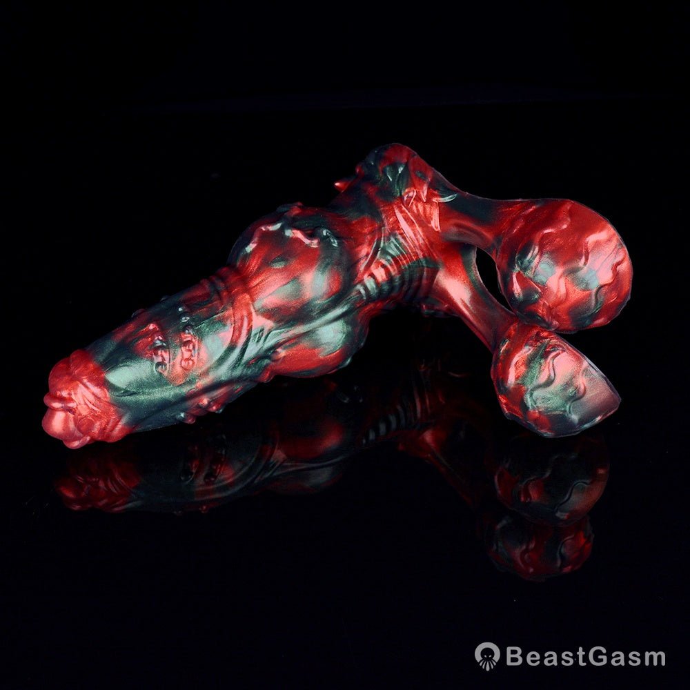 Cù - sìth Monster Dildo – Knot, Balls & Howls Await - BeastGasm