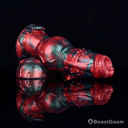 Cù - sìth Monster Dildo – Knot, Balls & Howls Await - BeastGasm