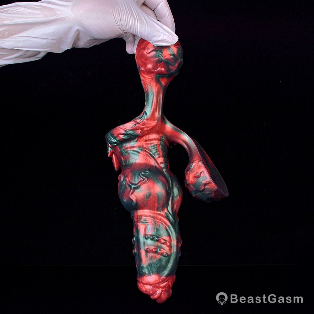 Cù - sìth Monster Dildo – Knot, Balls & Howls Await - BeastGasm