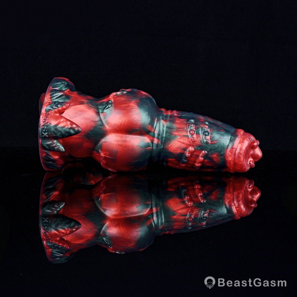 Cù - sìth Monster Dildo – Knot, Balls & Howls Await - BeastGasm
