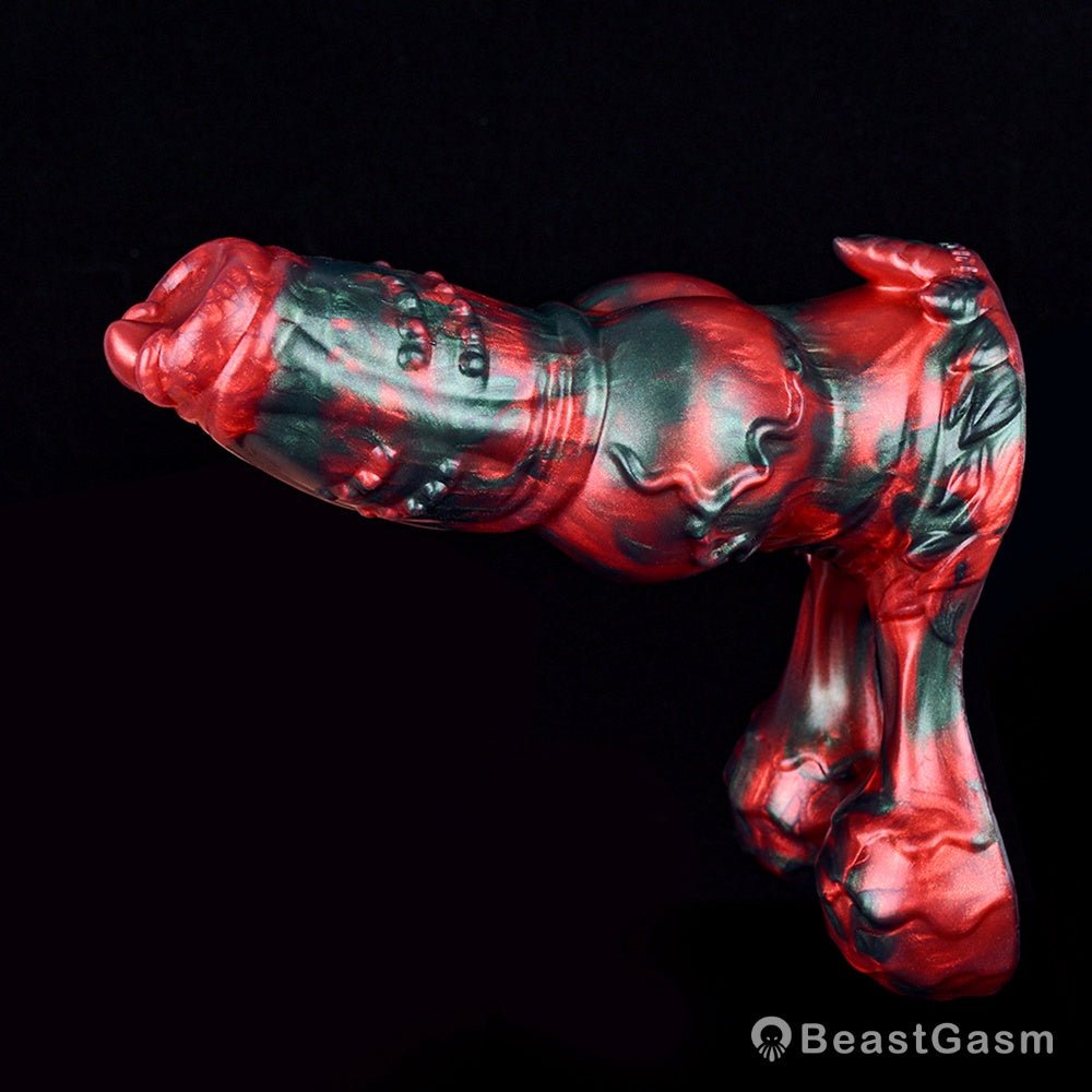 Cù - sìth Monster Dildo – Knot, Balls & Howls Await - BeastGasm