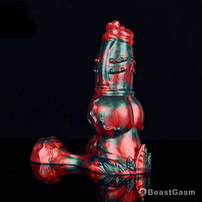Cù - sìth Monster Dildo – Knot, Balls & Howls Await - BeastGasm