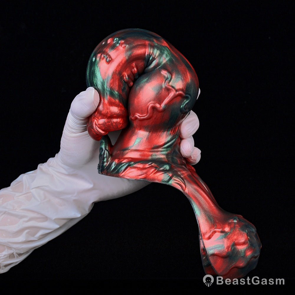 Cù - sìth Monster Dildo – Knot, Balls & Howls Await - BeastGasm