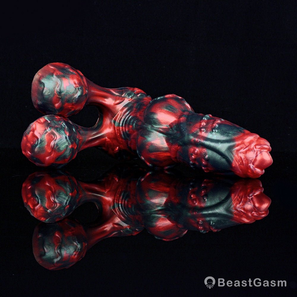 Cù - sìth Monster Dildo – Knot, Balls & Howls Await - BeastGasm