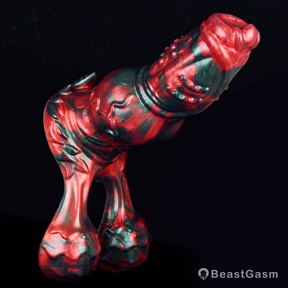 Cù - sìth Monster Dildo – Knot, Balls & Howls Await - BeastGasm