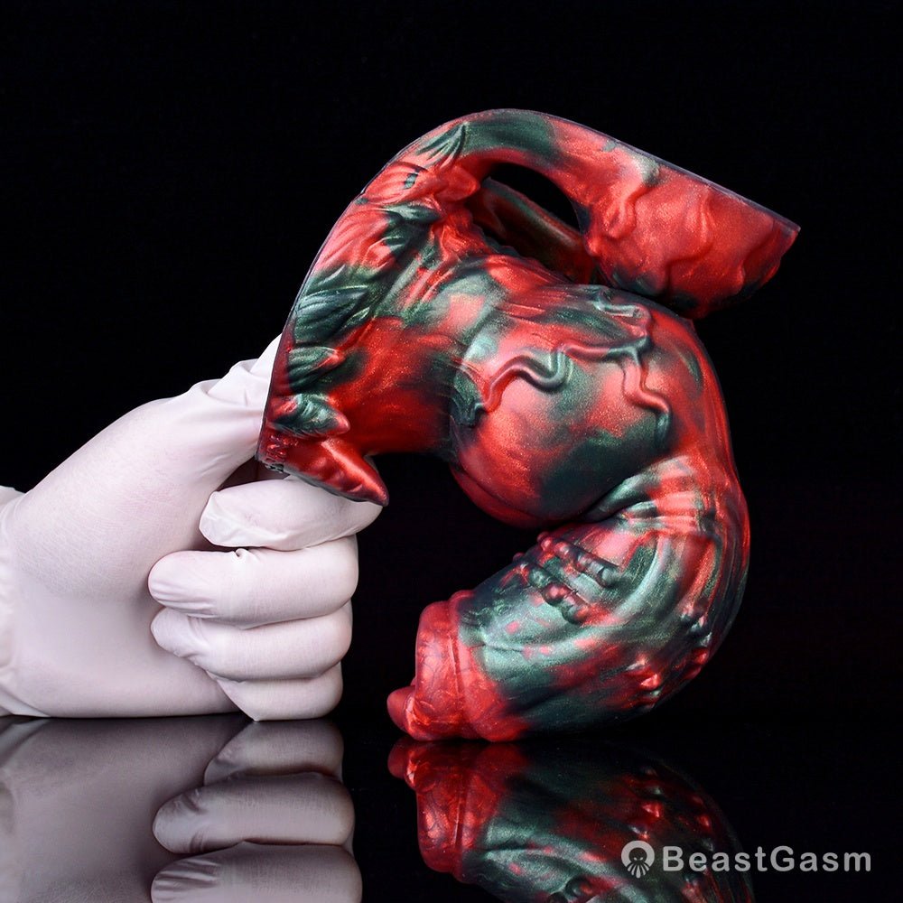 Cù - sìth Monster Dildo – Knot, Balls & Howls Await - BeastGasm