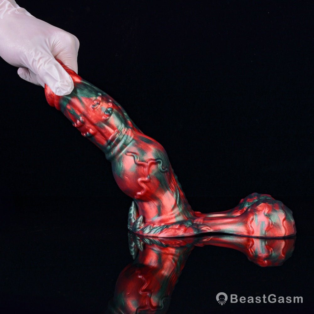 Cù - sìth Monster Dildo – Knot, Balls & Howls Await - BeastGasm