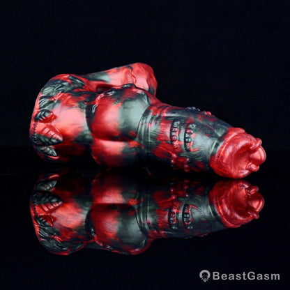 Cù - sìth Monster Dildo – Knot, Balls & Howls Await - BeastGasm