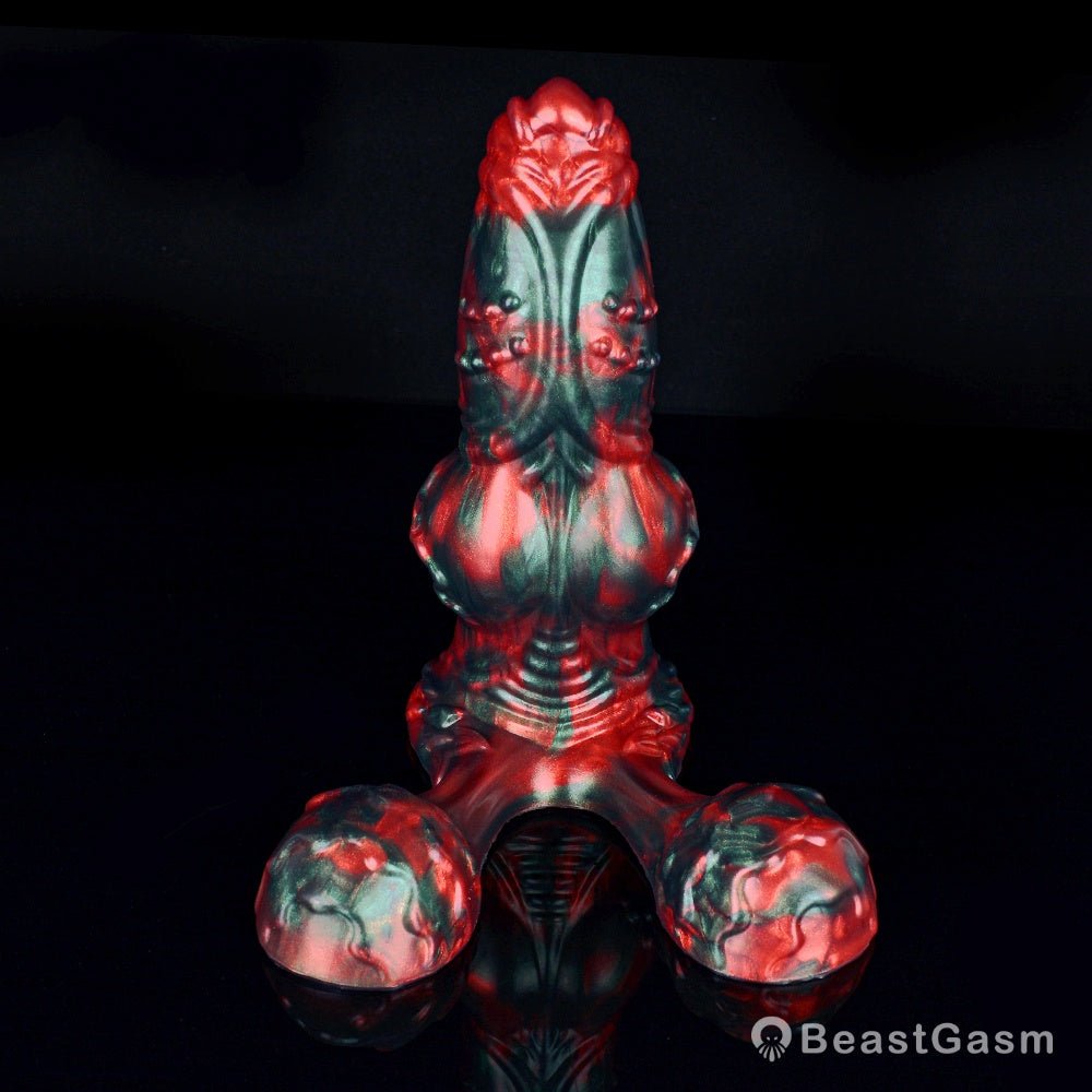 Cù - sìth Monster Dildo – Knot, Balls & Howls Await - BeastGasm