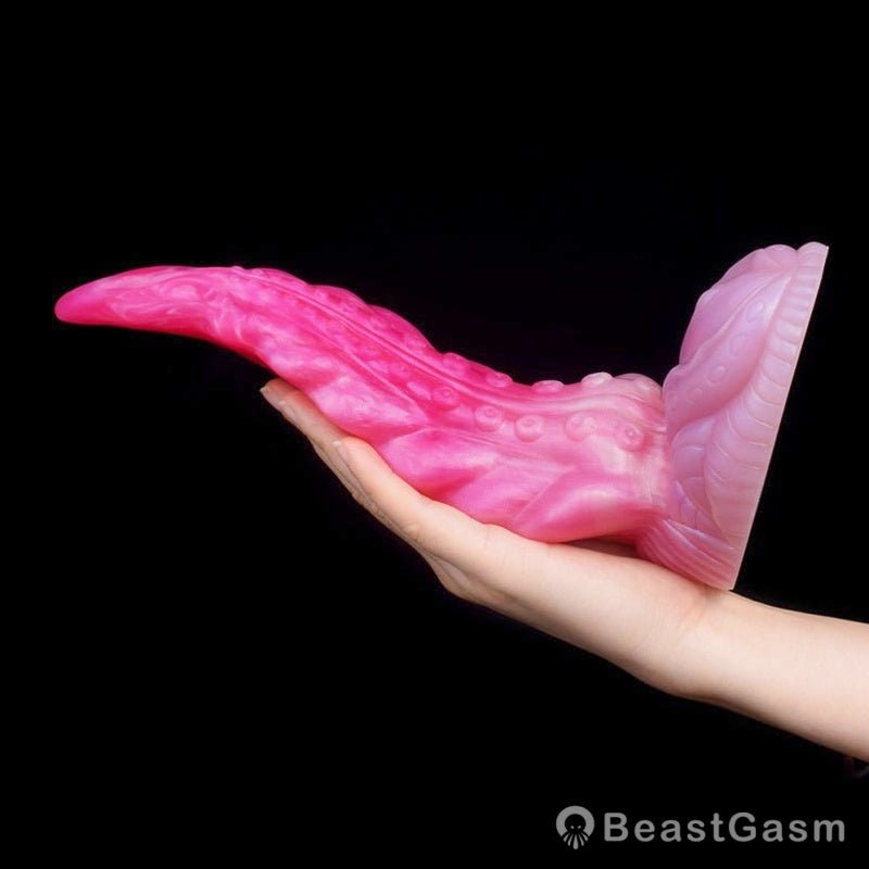 🐙 Curved Tentacle Dildo for Women – Silicone Alien Fantasy Toy - BeastGasm