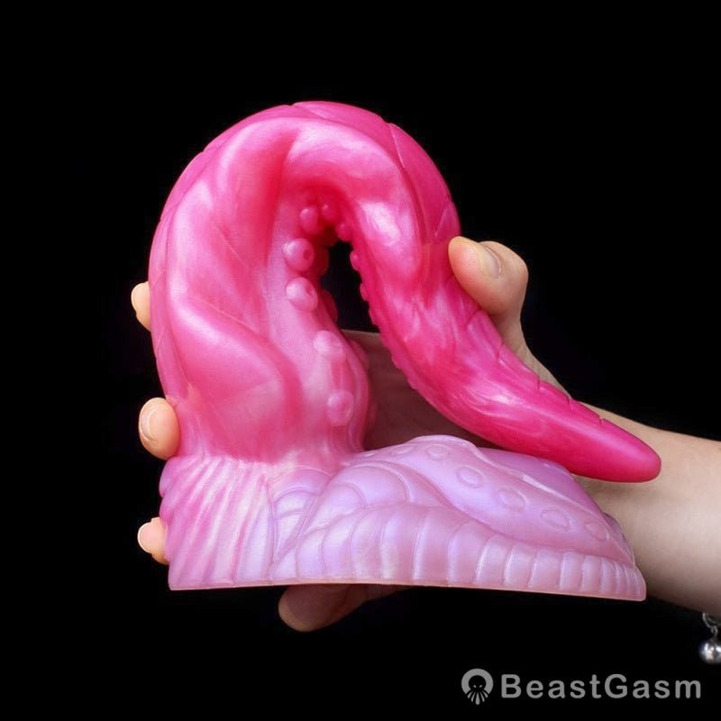 🐙 Curved Tentacle Dildo for Women – Silicone Alien Fantasy Toy - BeastGasm